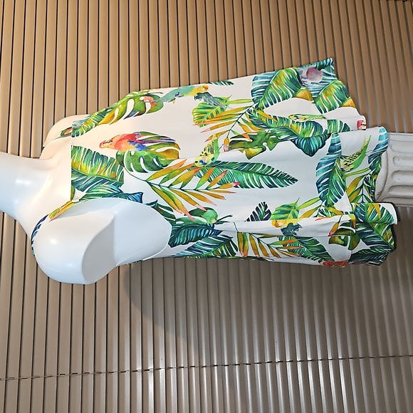 NWT Mexx tropical floral strap summer top, lined, viscose, 14 yrs fits UK 6-8-10 - Picture 6 of 17